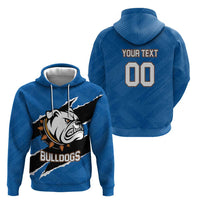Bulldogs Guatemala Rugby Custom Zip Hoodie Seguimos Creciendo - Wonder Print Shop