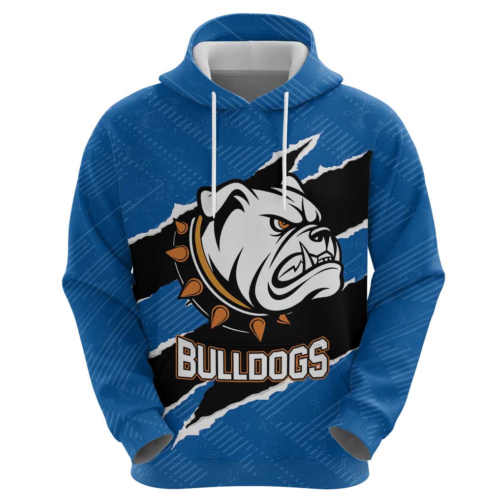 Bulldogs Guatemala Rugby Custom Zip Hoodie Seguimos Creciendo - Wonder Print Shop