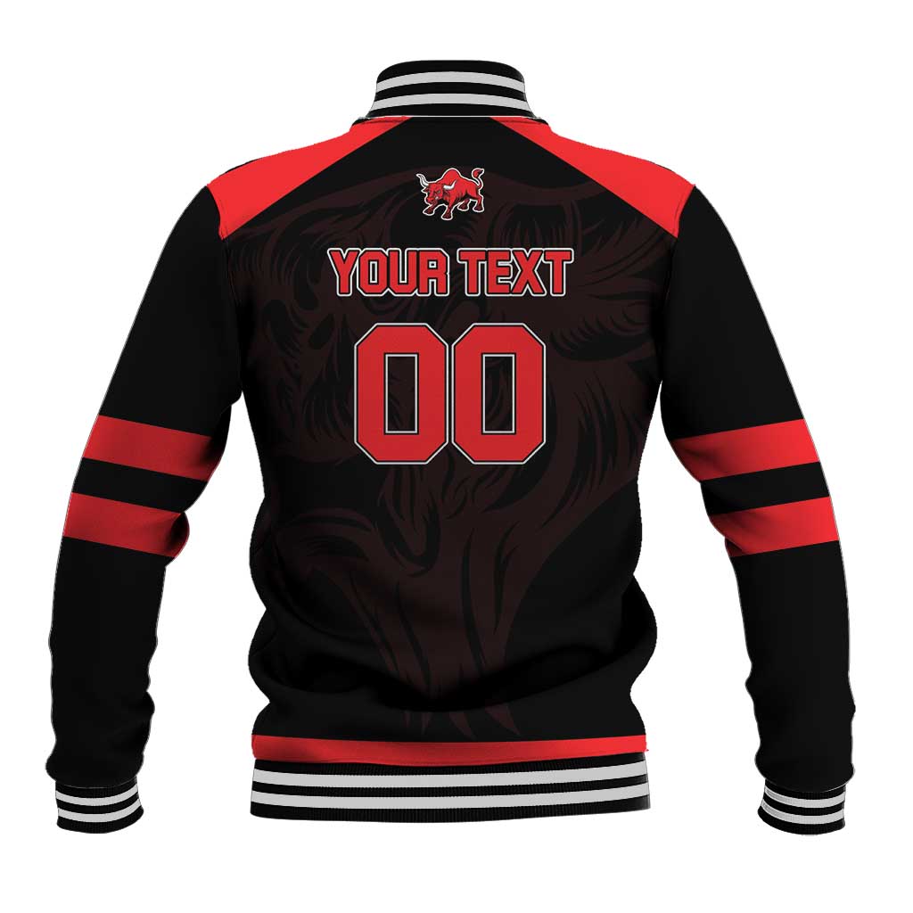 Toros Guatemala Rugby Custom Baseball Jacket Vamos Toros Vamos Toros - Wonder Print Shop