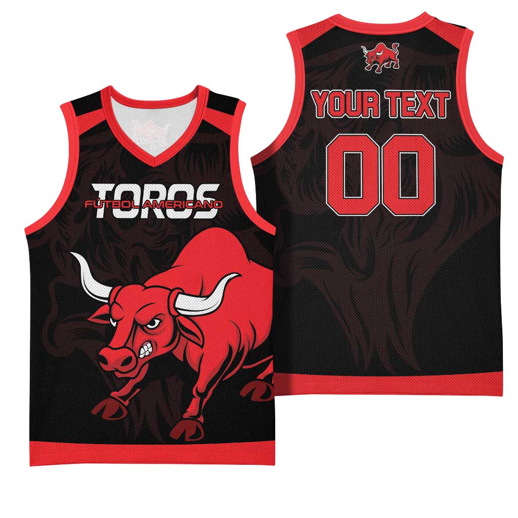 Toros Guatemala Rugby Custom Basketball Jersey Vamos Toros Vamos Toros - Wonder Print Shop