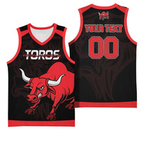 Toros Guatemala Rugby Custom Basketball Jersey Vamos Toros Vamos Toros - Wonder Print Shop
