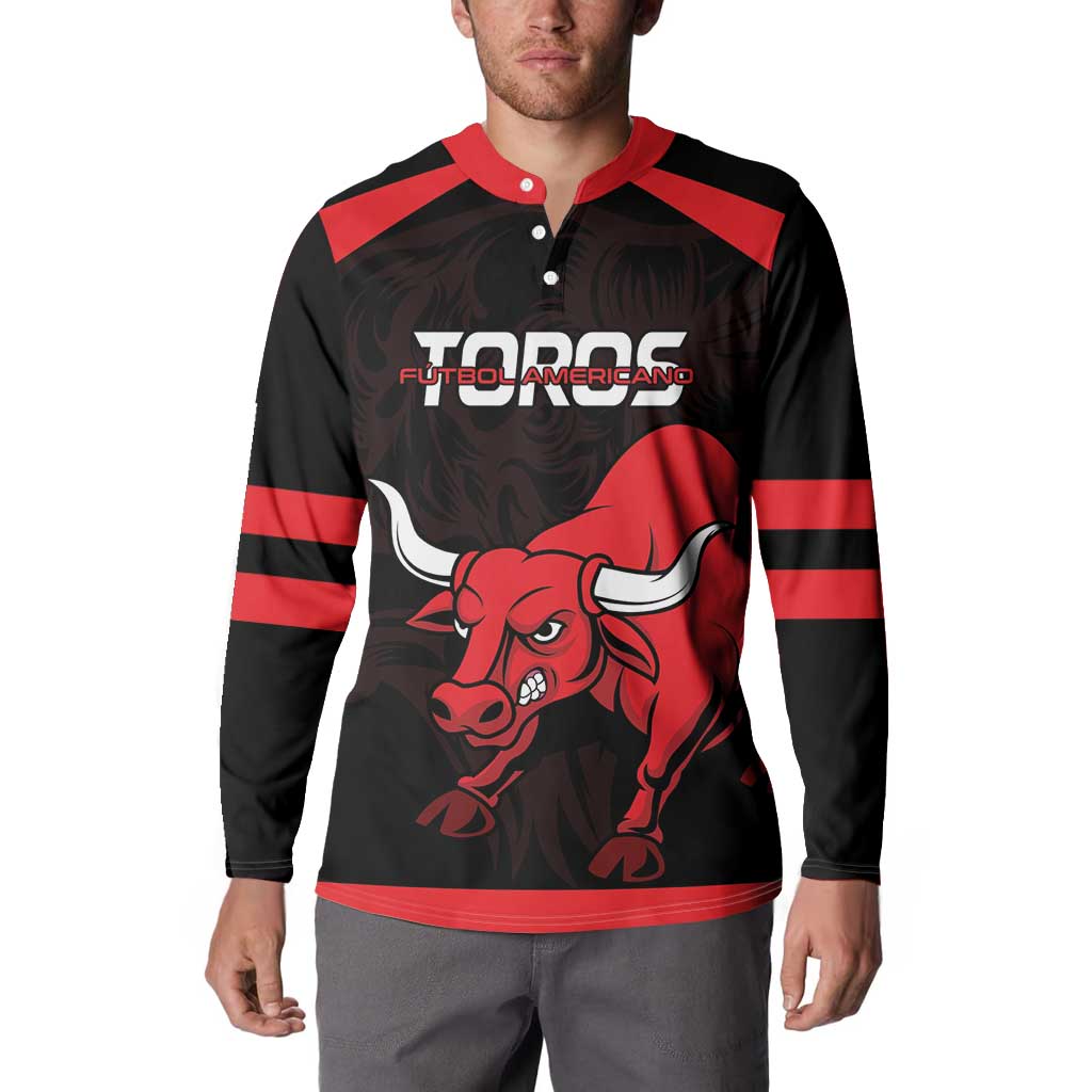 Toros Guatemala Rugby Custom Button Sweatshirt Vamos Toros Vamos Toros - Wonder Print Shop
