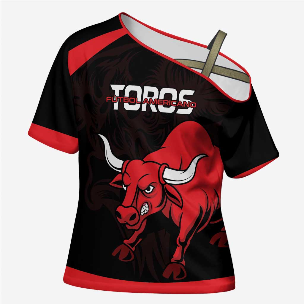 Toros Guatemala Rugby Custom Cross Shoulder Shirt Vamos Toros Vamos Toros - Wonder Print Shop