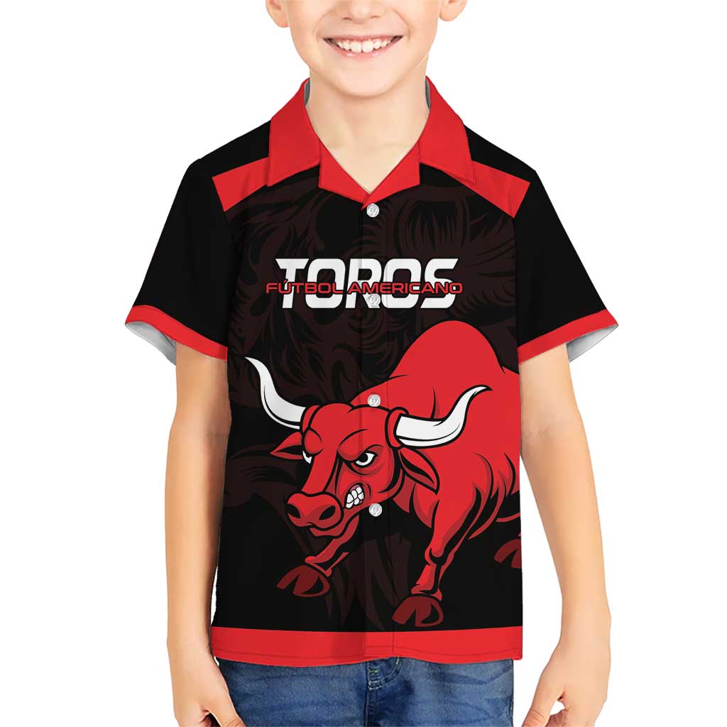Toros Guatemala Rugby Custom Kid Hawaiian Shirt Vamos Toros Vamos Toros - Wonder Print Shop