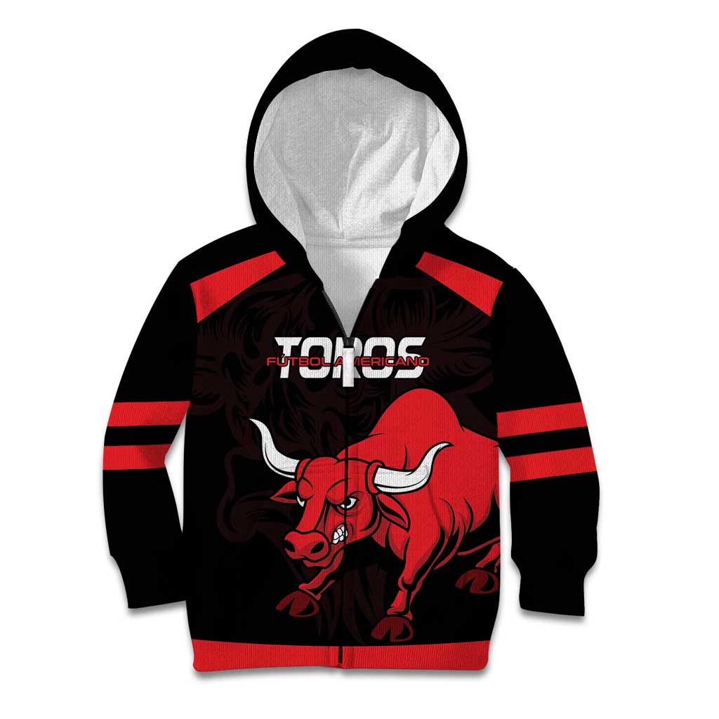 Toros Guatemala Rugby Custom Kid Hoodie Vamos Toros Vamos Toros - Wonder Print Shop