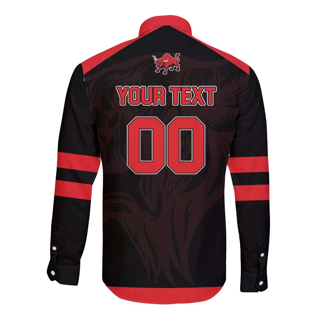 Toros Guatemala Rugby Custom Long Sleeve Button Shirt Vamos Toros Vamos Toros - Wonder Print Shop