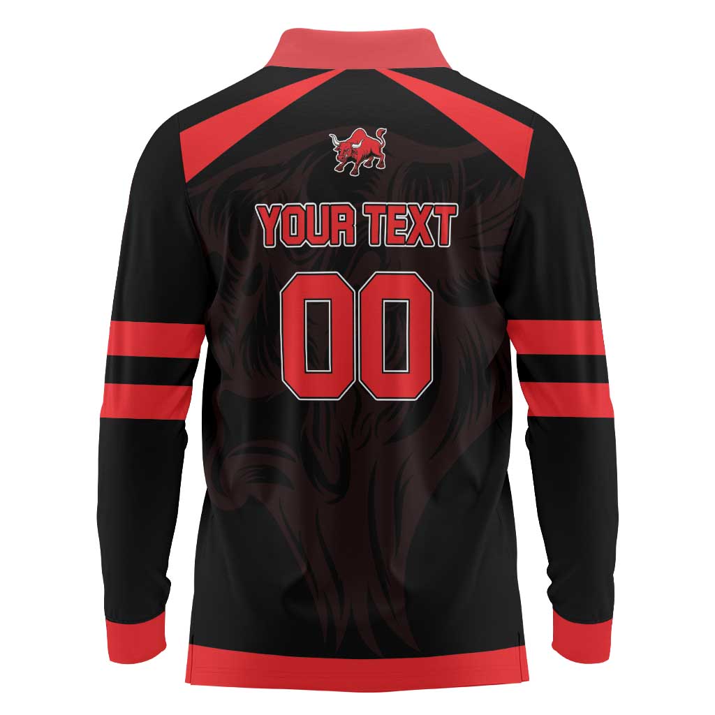 Toros Guatemala Rugby Custom Long Sleeve Polo Shirt Vamos Toros Vamos Toros - Wonder Print Shop