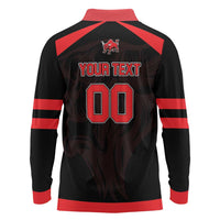 Toros Guatemala Rugby Custom Long Sleeve Polo Shirt Vamos Toros Vamos Toros - Wonder Print Shop