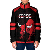 Toros Guatemala Rugby Custom Padded Jacket Vamos Toros Vamos Toros - Wonder Print Shop