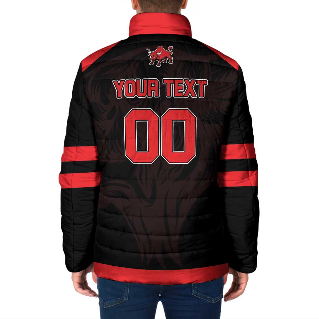 Toros Guatemala Rugby Custom Padded Jacket Vamos Toros Vamos Toros - Wonder Print Shop