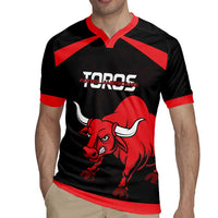 Toros Guatemala Rugby Custom Rugby Jersey Vamos Toros Vamos Toros - Wonder Print Shop