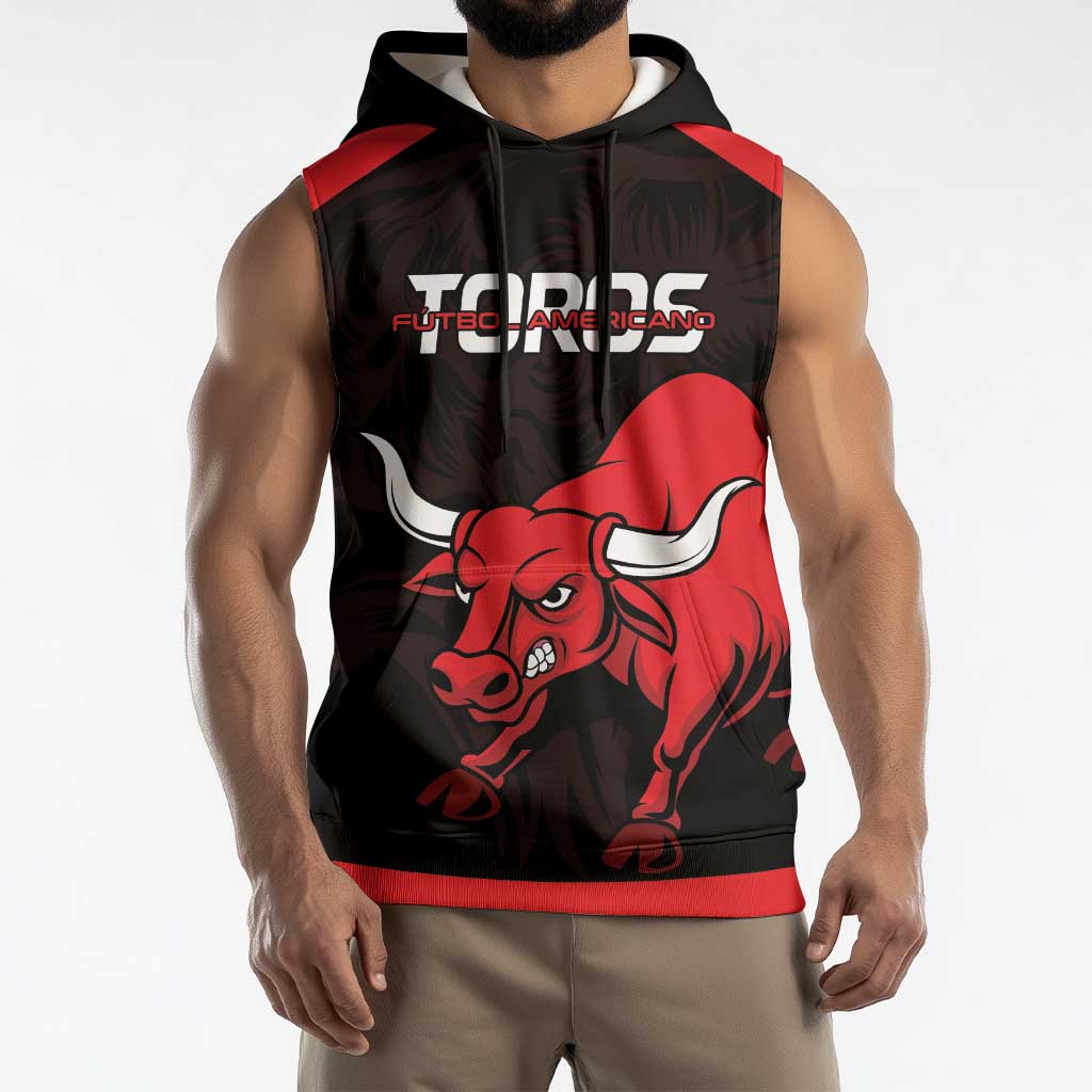 Toros Guatemala Rugby Custom Sleeveless Hoodie Vamos Toros Vamos Toros - Wonder Print Shop