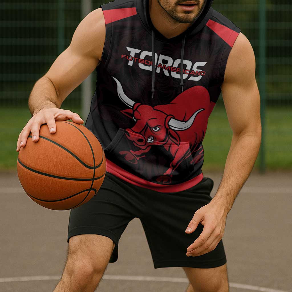 Toros Guatemala Rugby Custom Sleeveless Hoodie Vamos Toros Vamos Toros - Wonder Print Shop