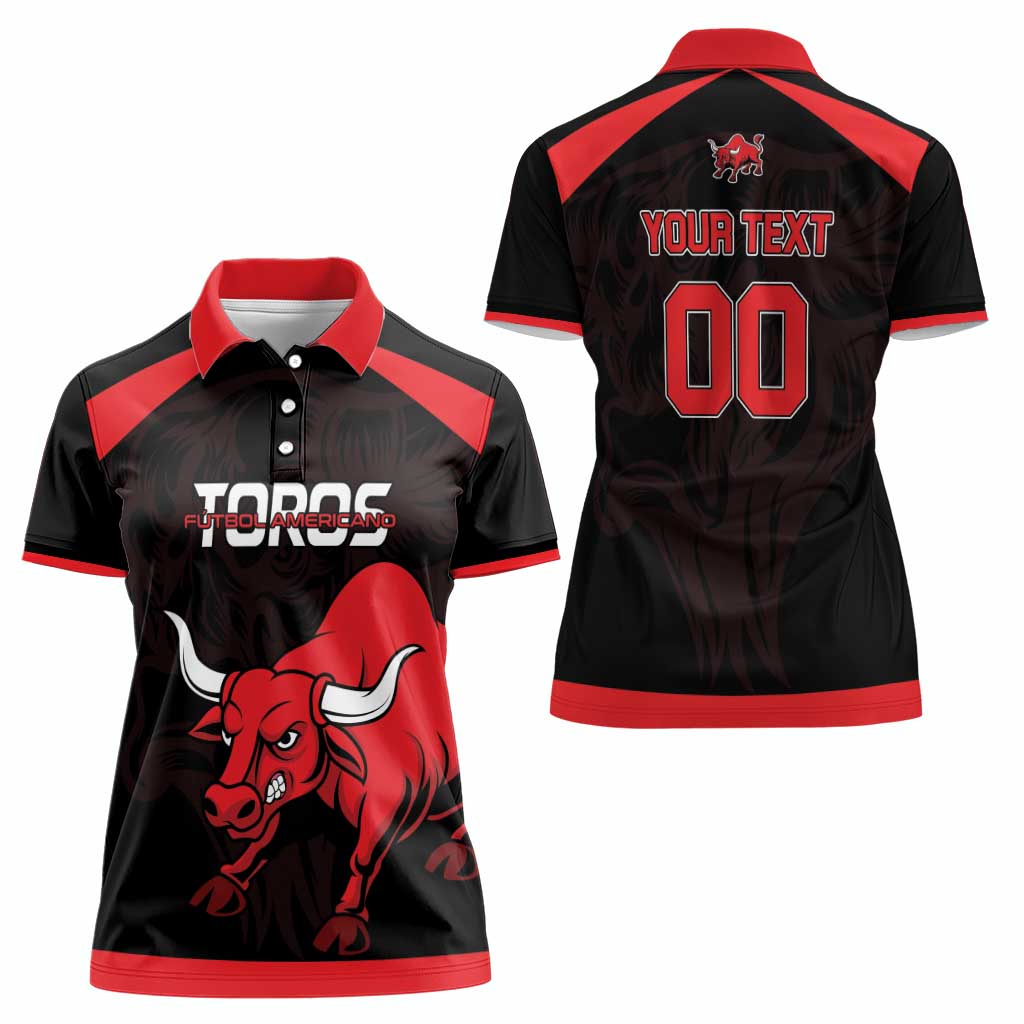 Toros Guatemala Rugby Custom Women Polo Shirt Vamos Toros Vamos Toros - Wonder Print Shop