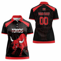 Toros Guatemala Rugby Custom Women Polo Shirt Vamos Toros Vamos Toros - Wonder Print Shop