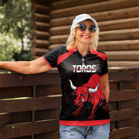 Toros Guatemala Rugby Custom Women Polo Shirt Vamos Toros Vamos Toros - Wonder Print Shop