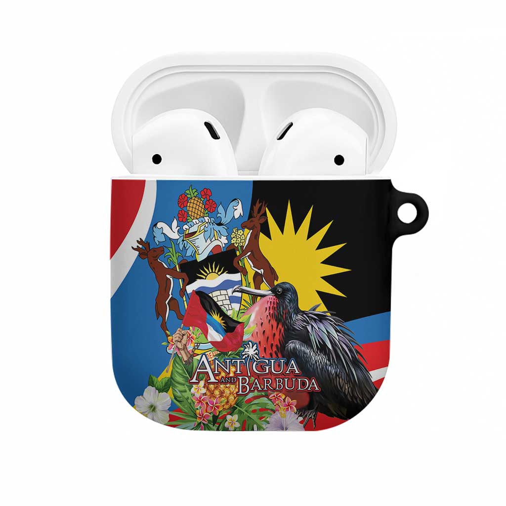 Antigua and Barbuda Magnificent Frigatebird AirPods Case Tropical Vibe - Wonder Print Shop
