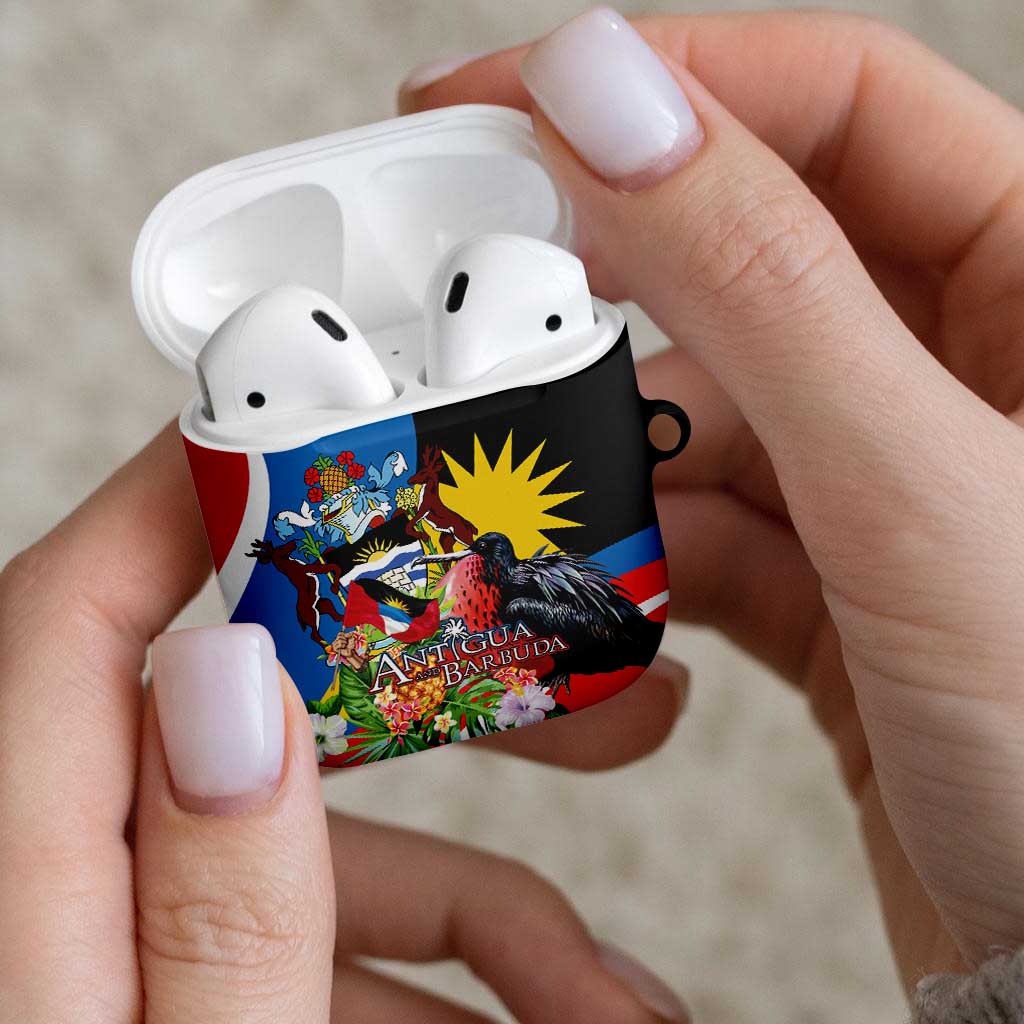 Antigua and Barbuda Magnificent Frigatebird AirPods Case Tropical Vibe - Wonder Print Shop