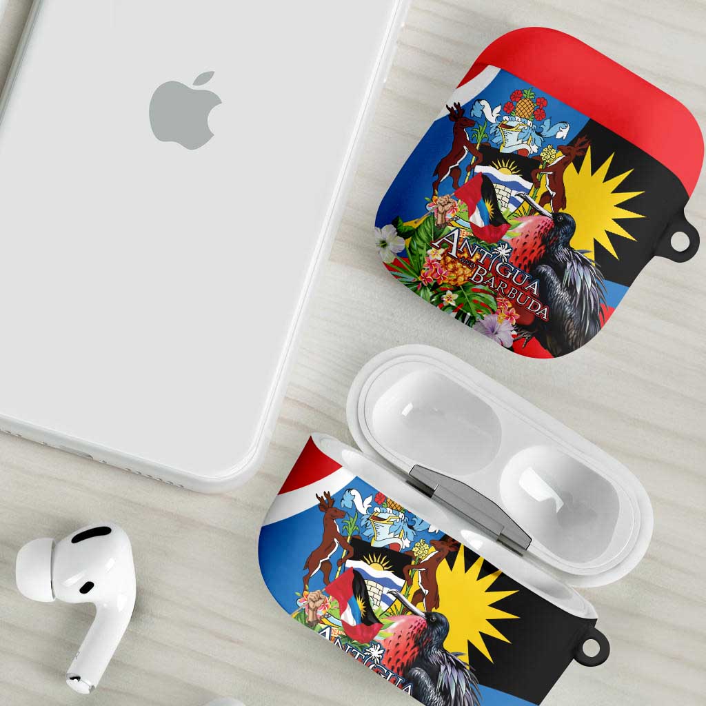 Antigua and Barbuda Magnificent Frigatebird AirPods Case Tropical Vibe - Wonder Print Shop