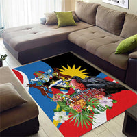 Antigua and Barbuda Magnificent Frigatebird Area Rug Tropical Vibe - Wonder Print Shop