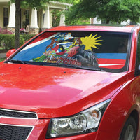 Antigua and Barbuda Magnificent Frigatebird Auto Sun Shade Tropical Vibe - Wonder Print Shop