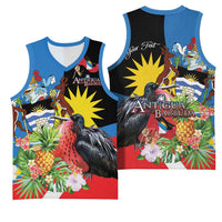 Antigua and Barbuda Magnificent Frigatebird Basketball Jersey Tropical Vibe - Wonder Print Shop