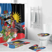 Antigua and Barbuda Magnificent Frigatebird Bathroom Set Tropical Vibe - Wonder Print Shop