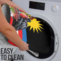 Antigua and Barbuda Magnificent Frigatebird Bathroom Set Tropical Vibe - Wonder Print Shop