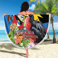 Antigua and Barbuda Magnificent Frigatebird Beach Blanket Tropical Vibe - Wonder Print Shop