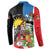 Antigua and Barbuda Magnificent Frigatebird Button Sweatshirt Tropical Vibe - Wonder Print Shop
