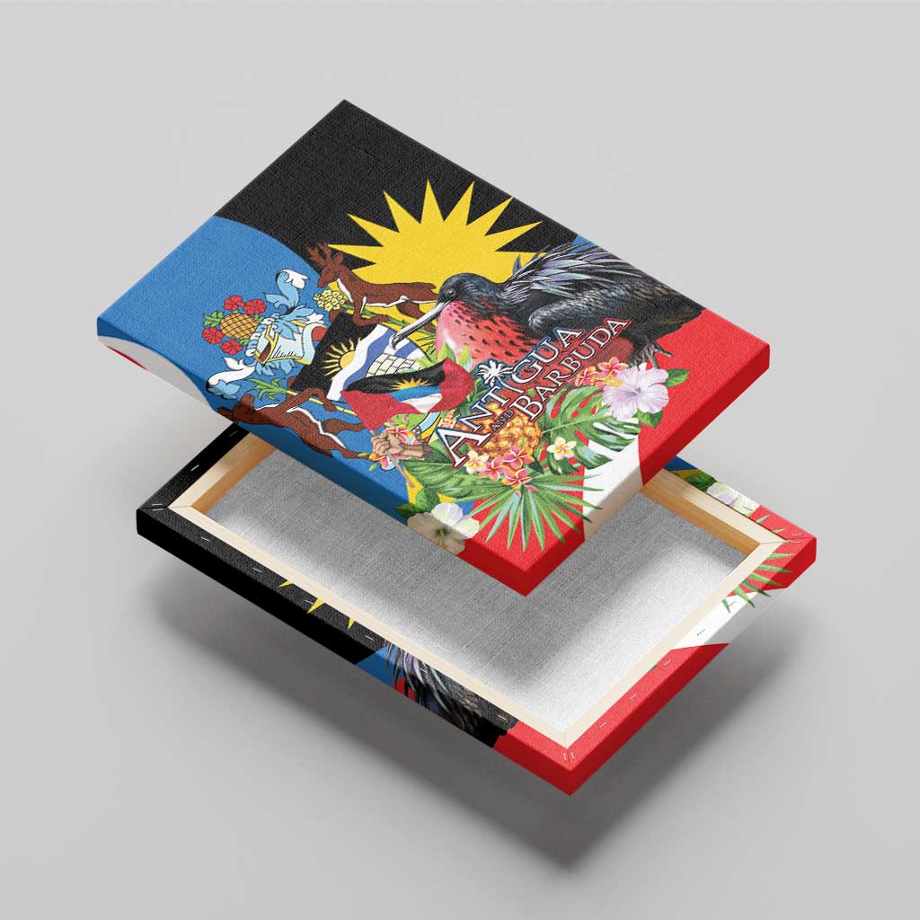 Antigua and Barbuda Magnificent Frigatebird Canvas Wall Art Tropical Vibe - Wonder Print Shop