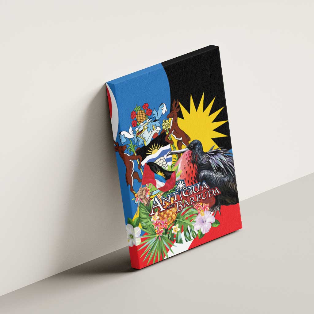 Antigua and Barbuda Magnificent Frigatebird Canvas Wall Art Tropical Vibe - Wonder Print Shop