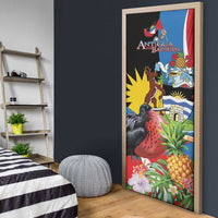 Antigua and Barbuda Magnificent Frigatebird Door Cover Tropical Vibe - Wonder Print Shop