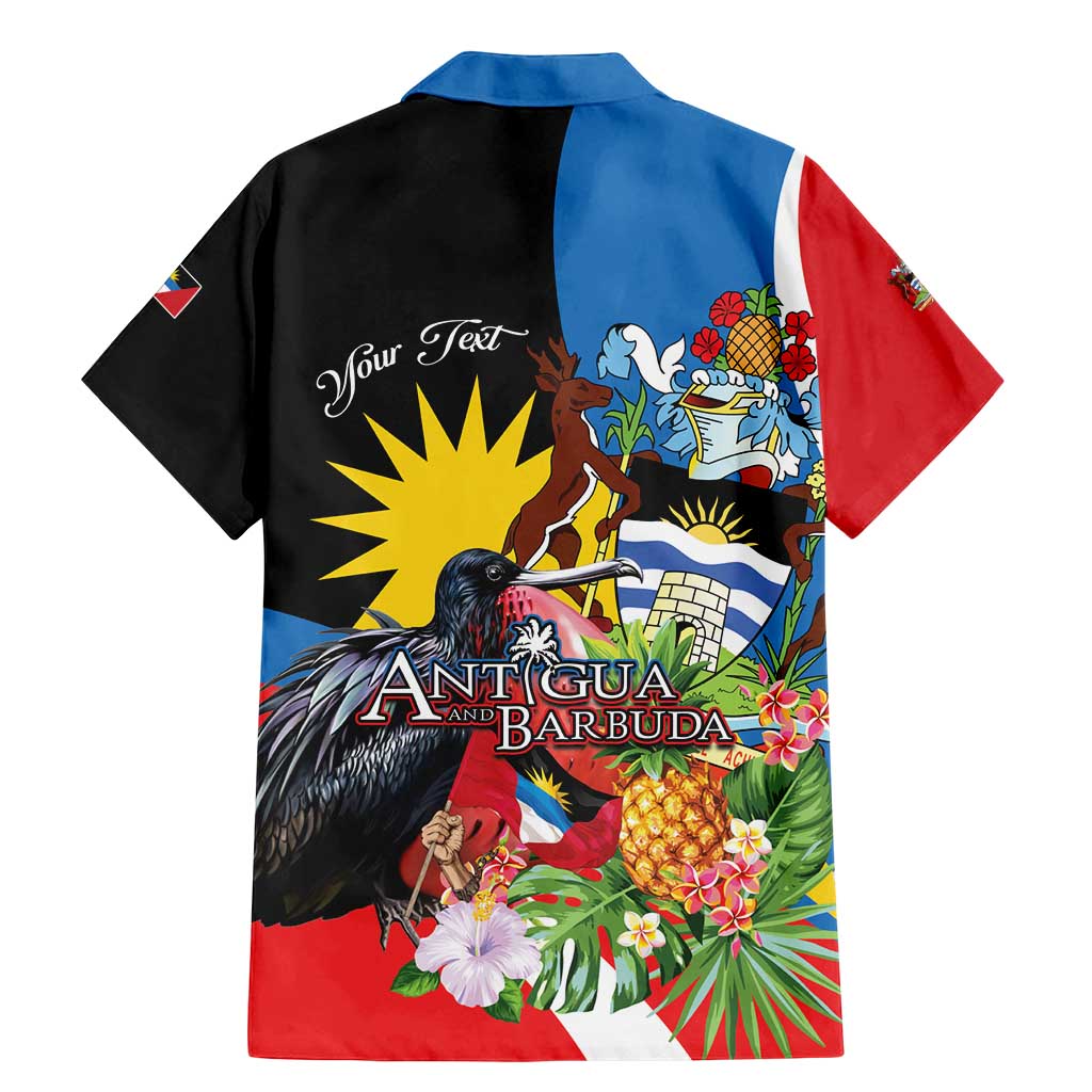 Antigua and Barbuda Magnificent Frigatebird Family Matching Mermaid Dress and Hawaiian Shirt Tropical Vibe - Wonder Print Shop