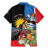 Antigua and Barbuda Magnificent Frigatebird Family Matching Mermaid Dress and Hawaiian Shirt Tropical Vibe - Wonder Print Shop