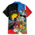 Antigua and Barbuda Magnificent Frigatebird Family Matching Mermaid Dress and Hawaiian Shirt Tropical Vibe - Wonder Print Shop