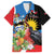 Antigua and Barbuda Magnificent Frigatebird Family Matching Off Shoulder Maxi Dress and Hawaiian Shirt Tropical Vibe - Wonder Print Shop