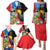Antigua and Barbuda Magnificent Frigatebird Family Matching Puletasi and Hawaiian Shirt Tropical Vibe - Wonder Print Shop