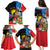 Antigua and Barbuda Magnificent Frigatebird Family Matching Puletasi and Hawaiian Shirt Tropical Vibe - Wonder Print Shop