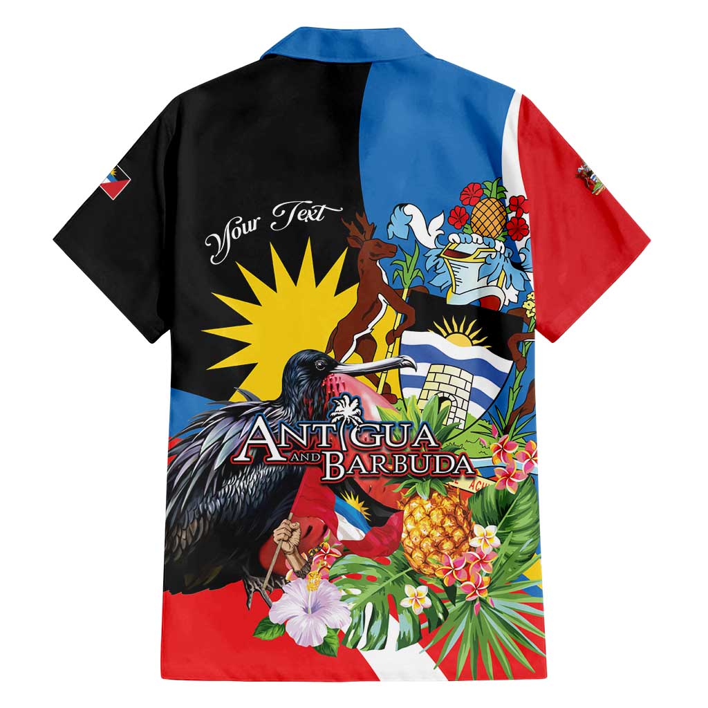 Antigua and Barbuda Magnificent Frigatebird Family Matching Puletasi and Hawaiian Shirt Tropical Vibe - Wonder Print Shop