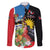 Antigua and Barbuda Magnificent Frigatebird Family Matching Puletasi and Hawaiian Shirt Tropical Vibe - Wonder Print Shop