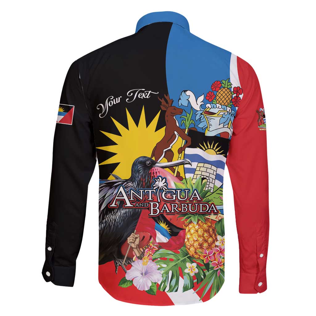 Antigua and Barbuda Magnificent Frigatebird Family Matching Puletasi and Hawaiian Shirt Tropical Vibe - Wonder Print Shop