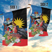 Antigua and Barbuda Magnificent Frigatebird Garden Flag Tropical Vibe - Wonder Print Shop