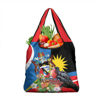 Antigua and Barbuda Magnificent Frigatebird Grocery Bag Tropical Vibe - Wonder Print Shop