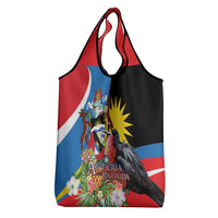 Antigua and Barbuda Magnificent Frigatebird Grocery Bag Tropical Vibe - Wonder Print Shop