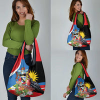 Antigua and Barbuda Magnificent Frigatebird Grocery Bag Tropical Vibe - Wonder Print Shop