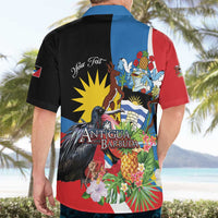 Antigua and Barbuda Magnificent Frigatebird Hawaiian Shirt Tropical Vibe - Wonder Print Shop