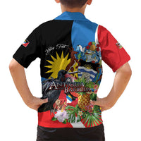 Antigua and Barbuda Magnificent Frigatebird Kid Hawaiian Shirt Tropical Vibe - Wonder Print Shop