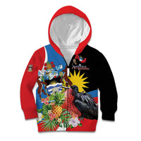 Antigua and Barbuda Magnificent Frigatebird Kid Hoodie Tropical Vibe - Wonder Print Shop