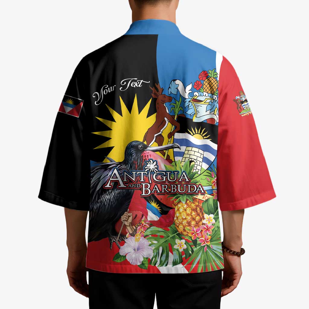 Antigua and Barbuda Magnificent Frigatebird Kimono Tropical Vibe - Wonder Print Shop